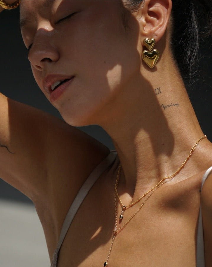 HEART EARRINGS - DE.FINE Collection Jewelry