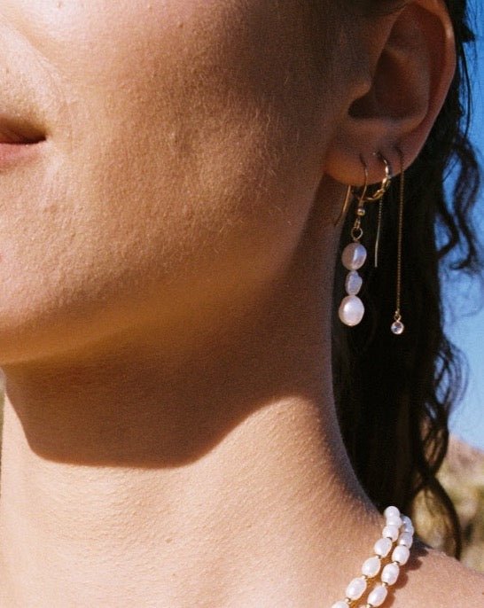 PEARL ON PEARLS EARRINGS - DE.FINE Collection Jewelry