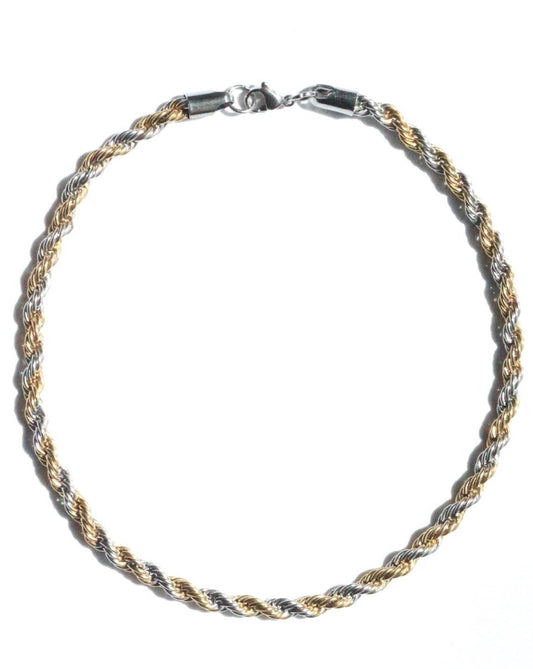 TWIST CHAIN - 6MM TWO-TONE - DE.FINE Collection Jewelry