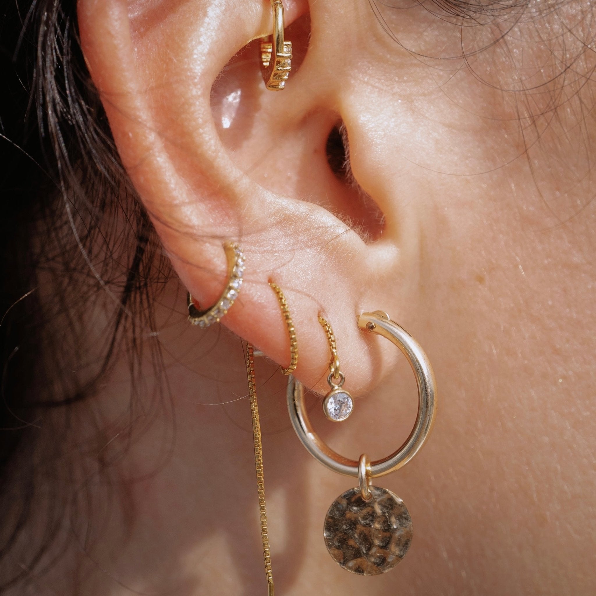 Define Earrings - Gold