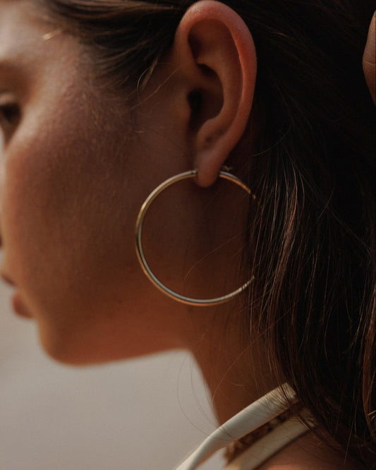 50MM ESSENTIAL HOOPS - DE.FINE Collection Jewelry