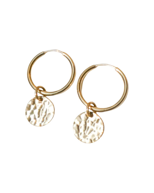 16MM DALEY LUNA HOOPS - DE.FINE Collection Jewelry