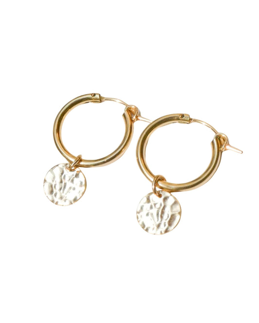 19MM ESSENTIAL LUNA HOOPS - DE.FINE Collection Jewelry