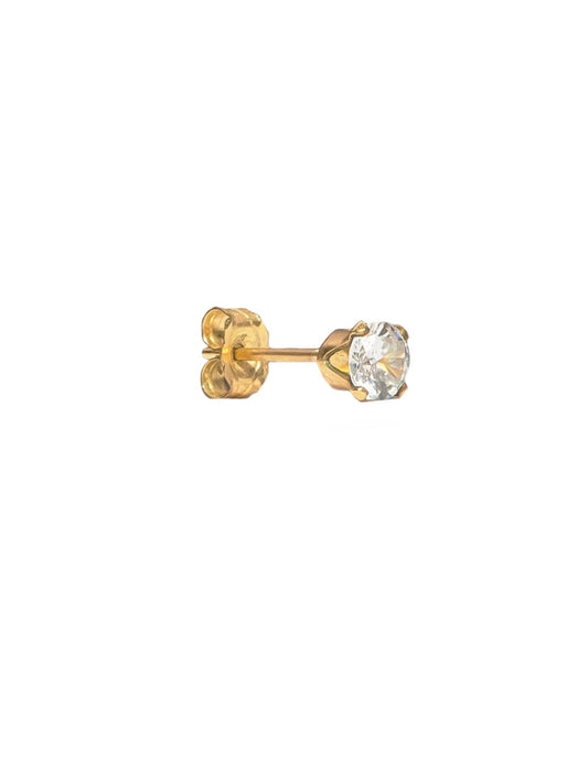 4MM ZIRCONIA STUD - DE.FINE Collection Jewelry