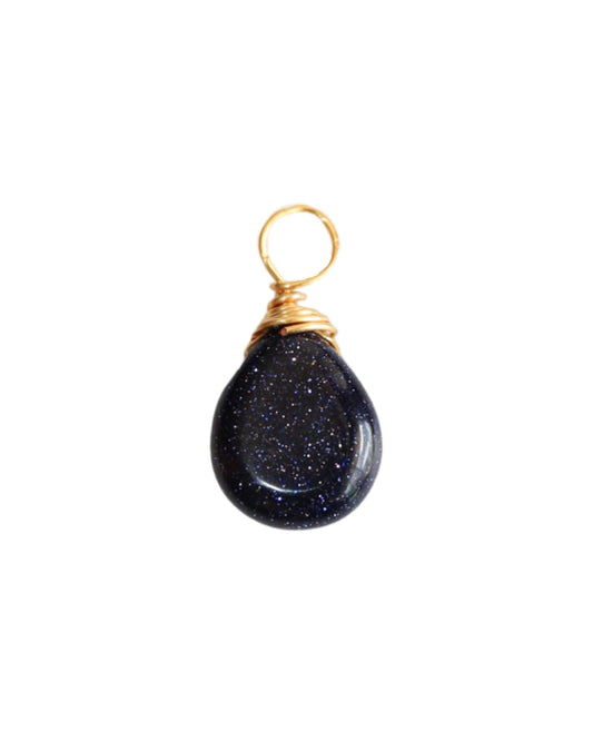 Blue GoldStone Pendant - DE.FINE Collection Jewelry