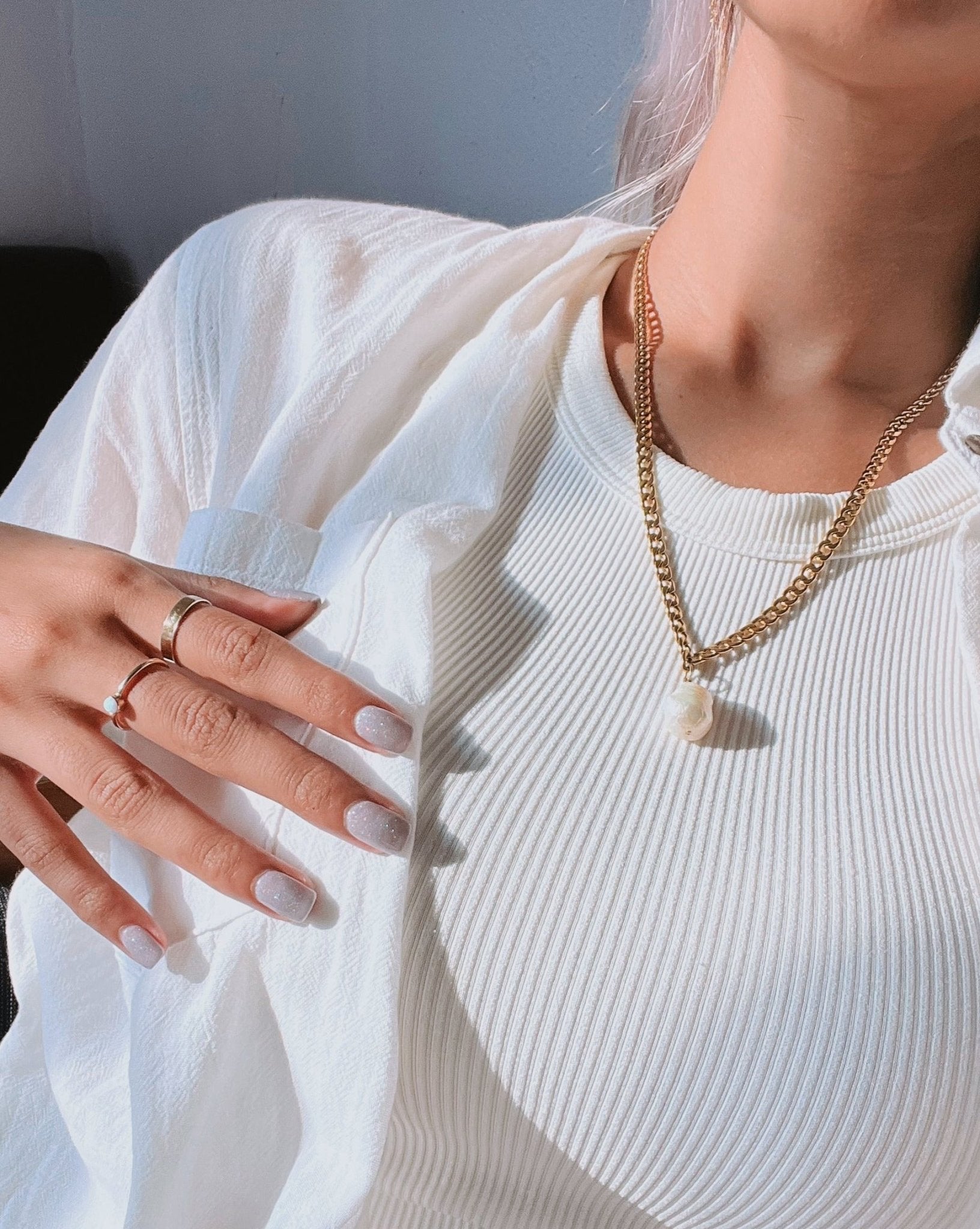 BOLD PEARL NECKLACE - DE.FINE Collection Jewelry