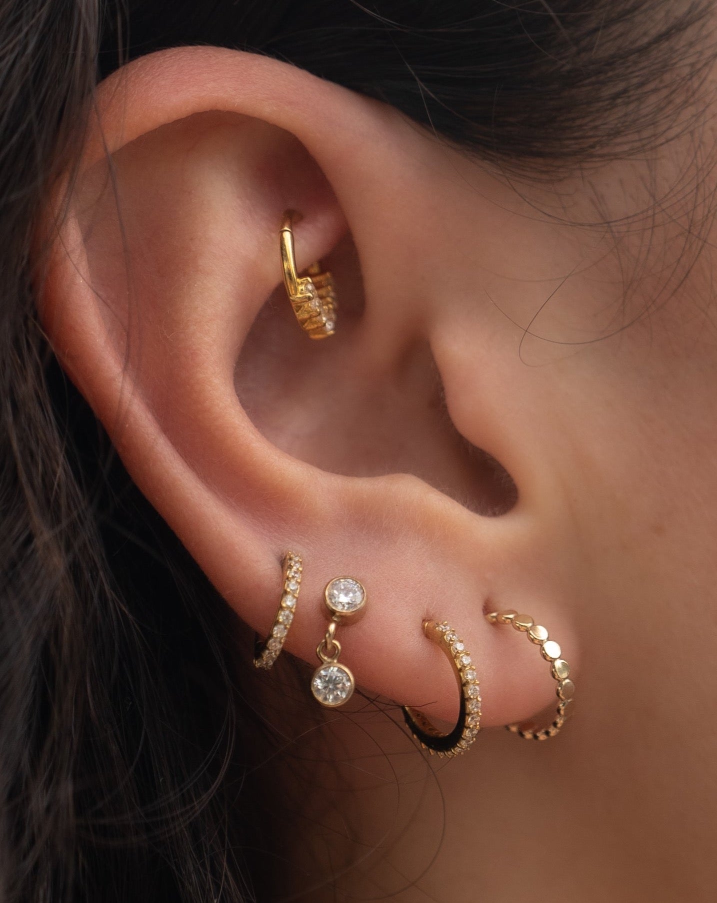 BRAIDED 12MM HOOP - DE.FINE Collection Jewelry
