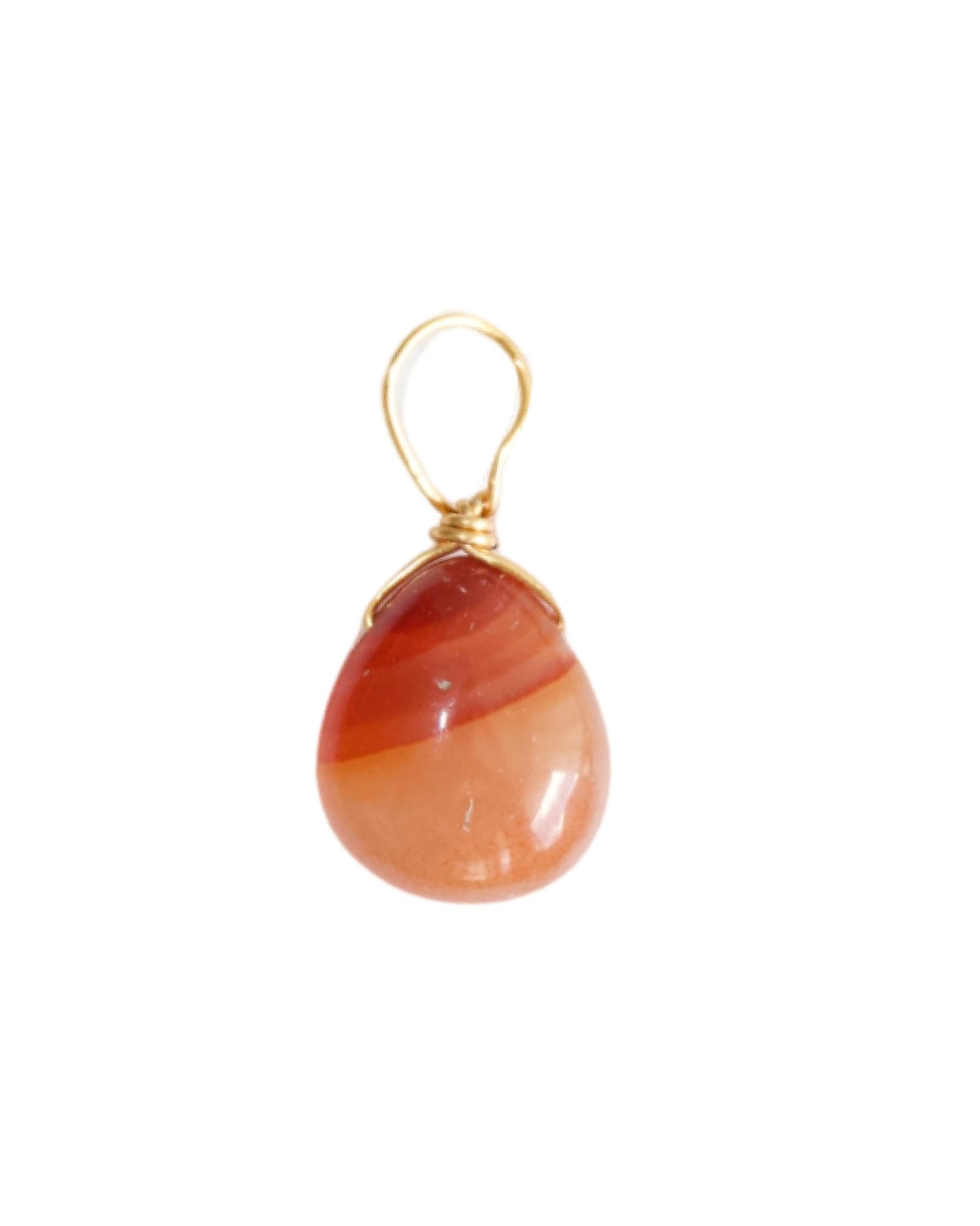 Carnelian Stone Pendant - DE.FINE Collection Jewelry