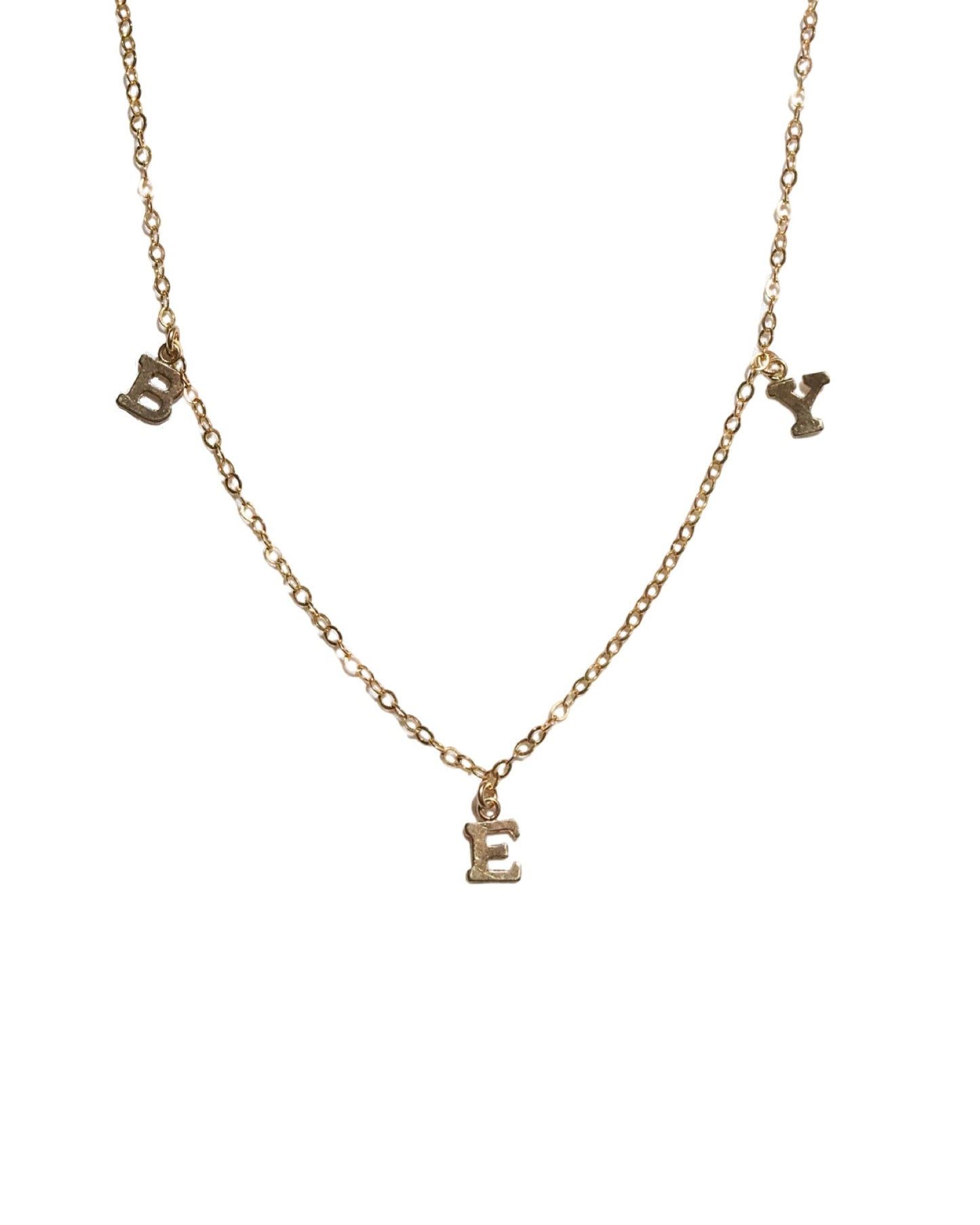 CUSTOM INITIALS NECKLACE - DE.FINE Collection Jewelry