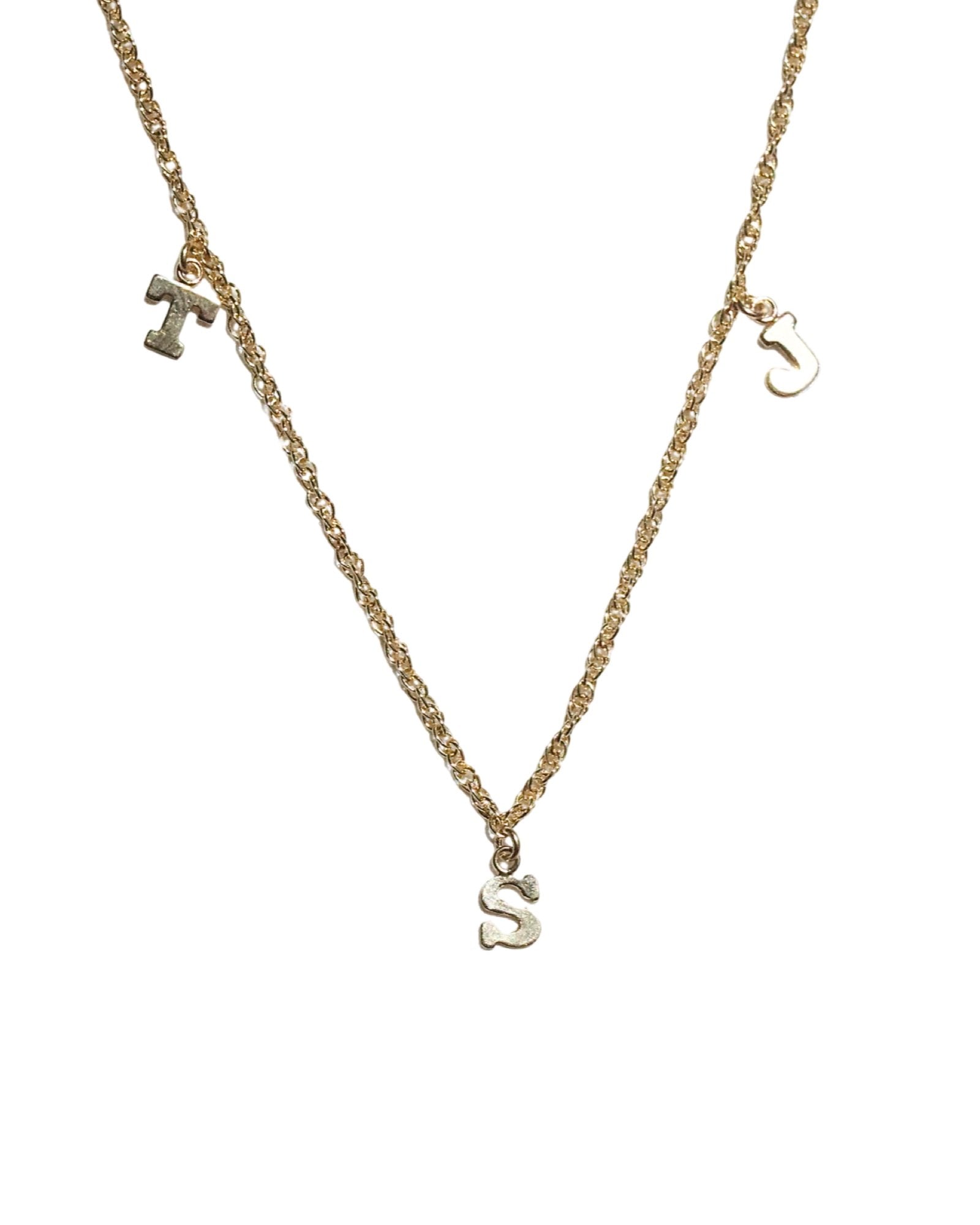 CUSTOM INITIALS NECKLACE - DE.FINE Collection Jewelry