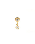 DOUBLE ZIRCON STUD