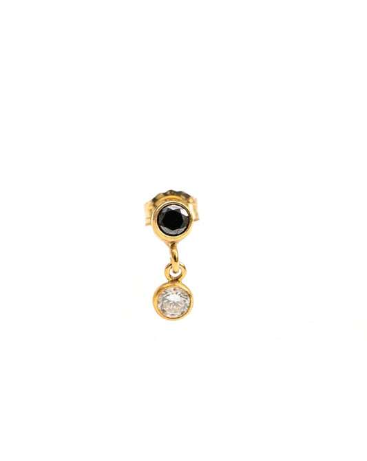 DUO ZIRCON STUD - DE.FINE Collection Jewelry