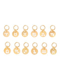 Gold Filled 7MM Zodiac Charm
