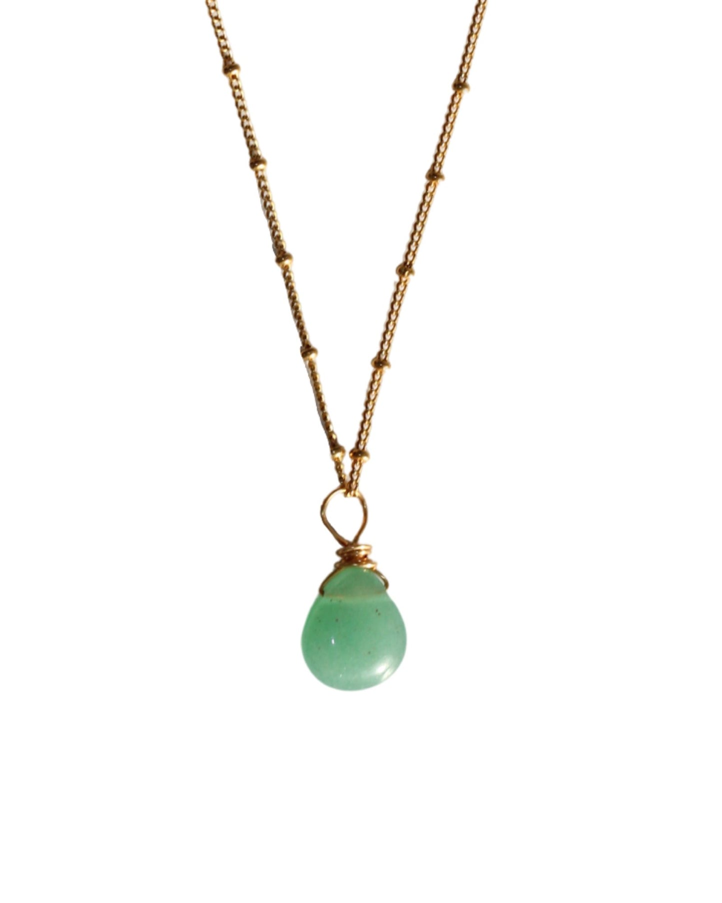 GREEN AVENTURINE NECKLACE - DE.FINE Collection Jewelry