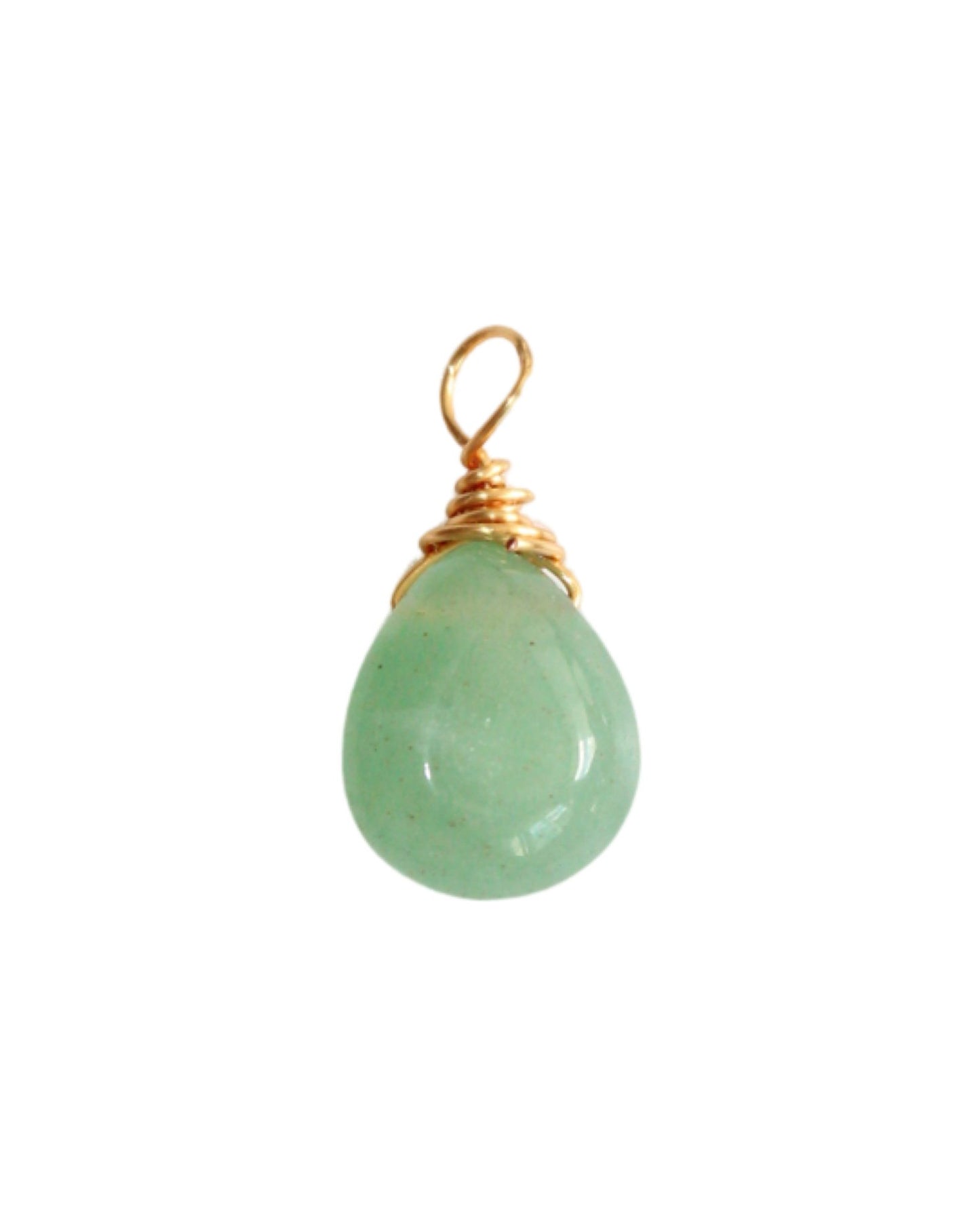 Green Aventurine Stone Pendant - DE.FINE Collection Jewelry