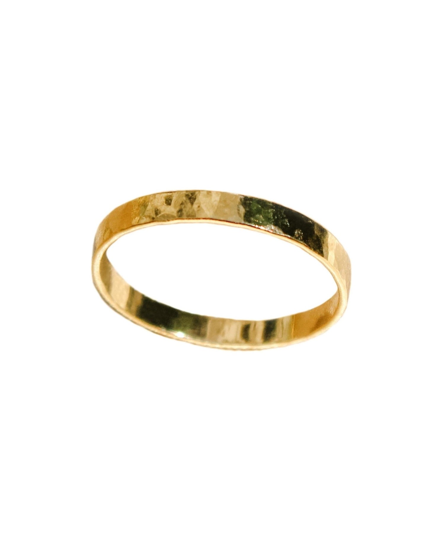HAMMERED ETERNITY BAND - DE.FINE Collection Jewelry