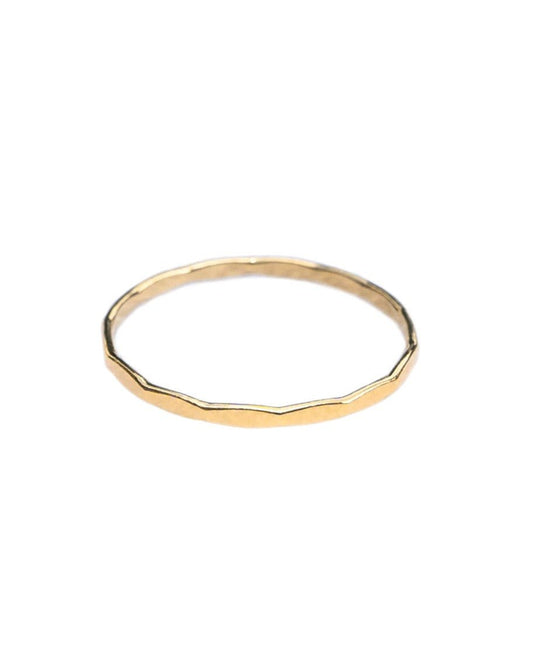 HAMMERED STACKING RING - DE.FINE Collection Jewelry
