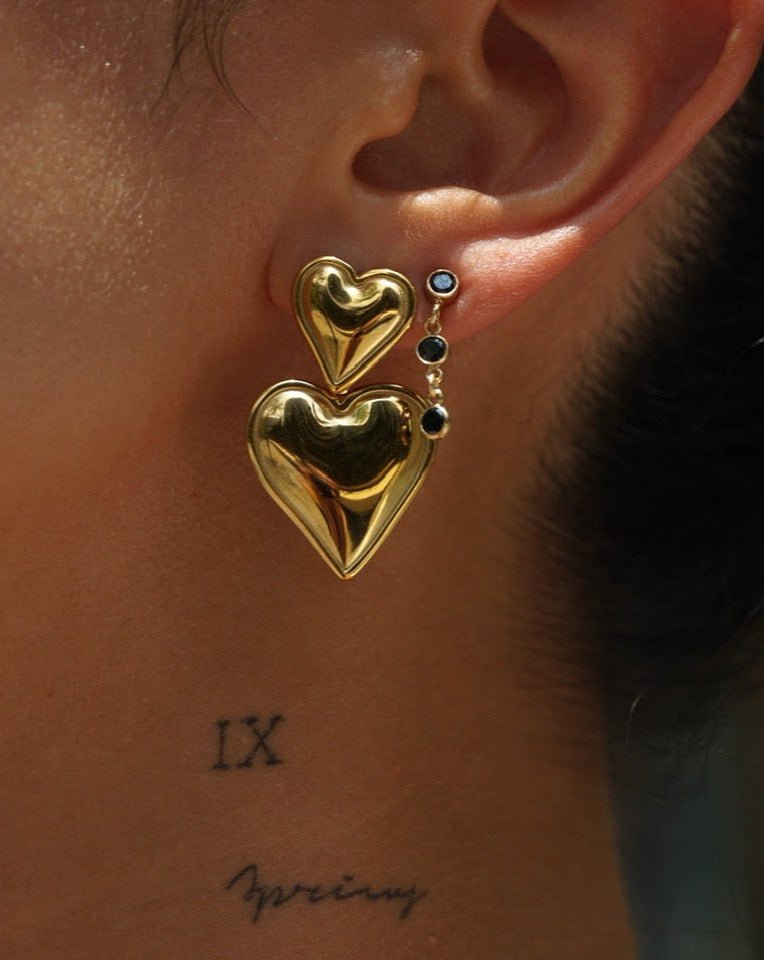 HEART EARRINGS - DE.FINE Collection Jewelry