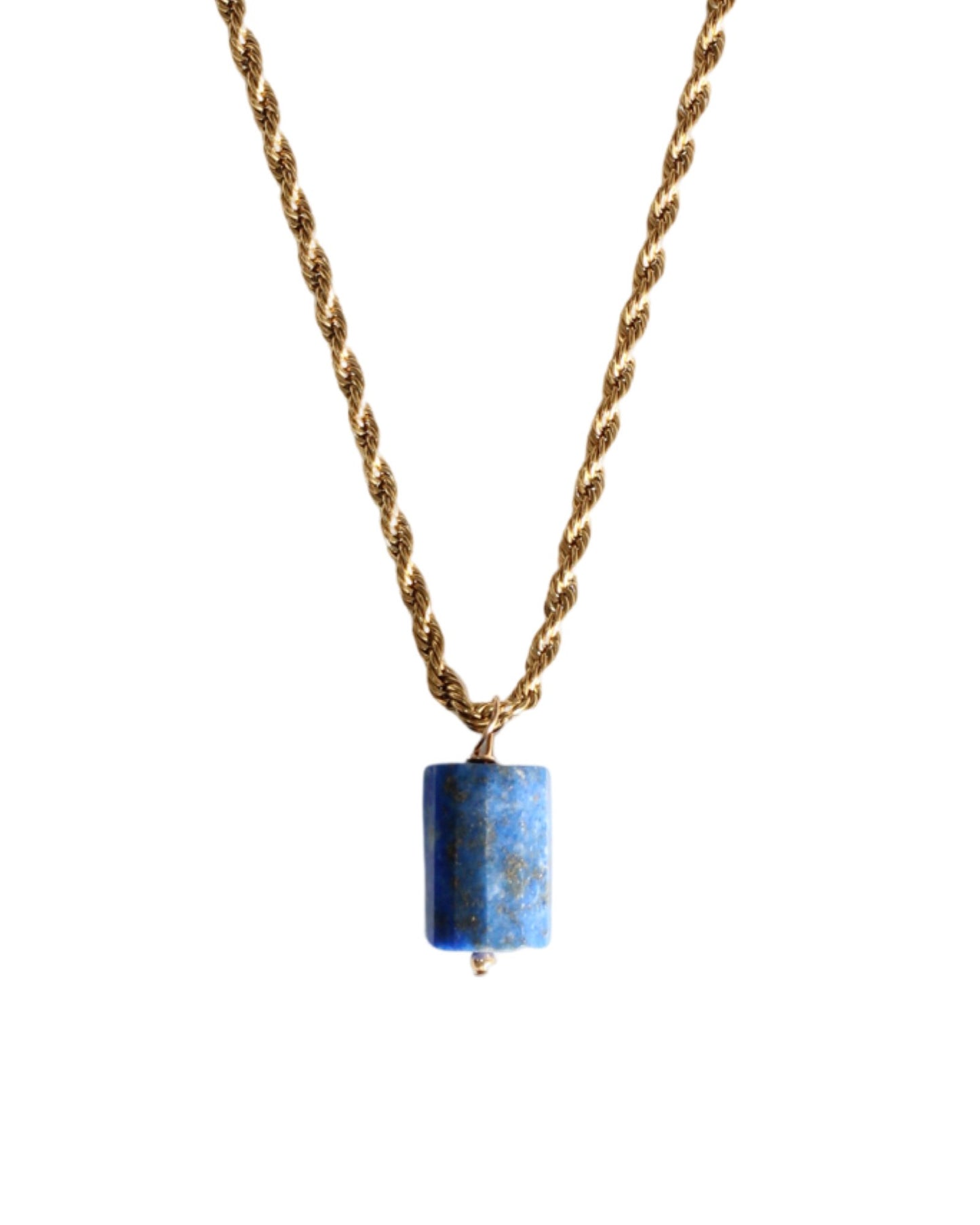 LAPIS STONE NECKLACE - DE.FINE Collection Jewelry