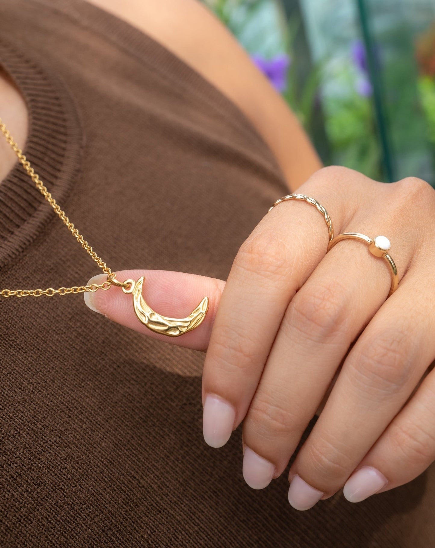 MOON NECKLACE - DE.FINE Collection Jewelry