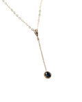 ONYX DROP NECKLACE