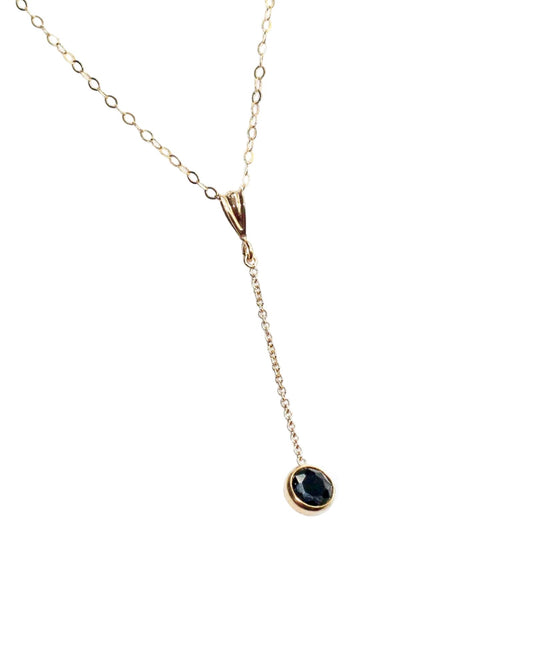 ONYX DROP NECKLACE - DE.FINE Collection Jewelry