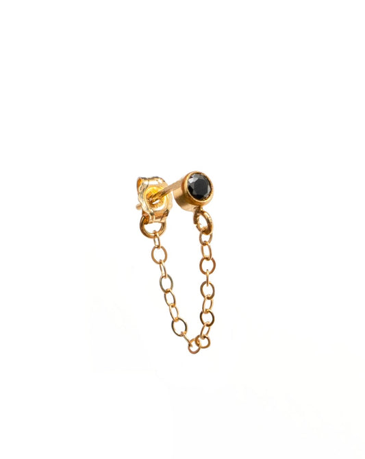 ONYX WRAP STUD - DE.FINE Collection Jewelry