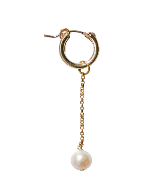 PEARL DROP HOOP - DE.FINE Collection Jewelry