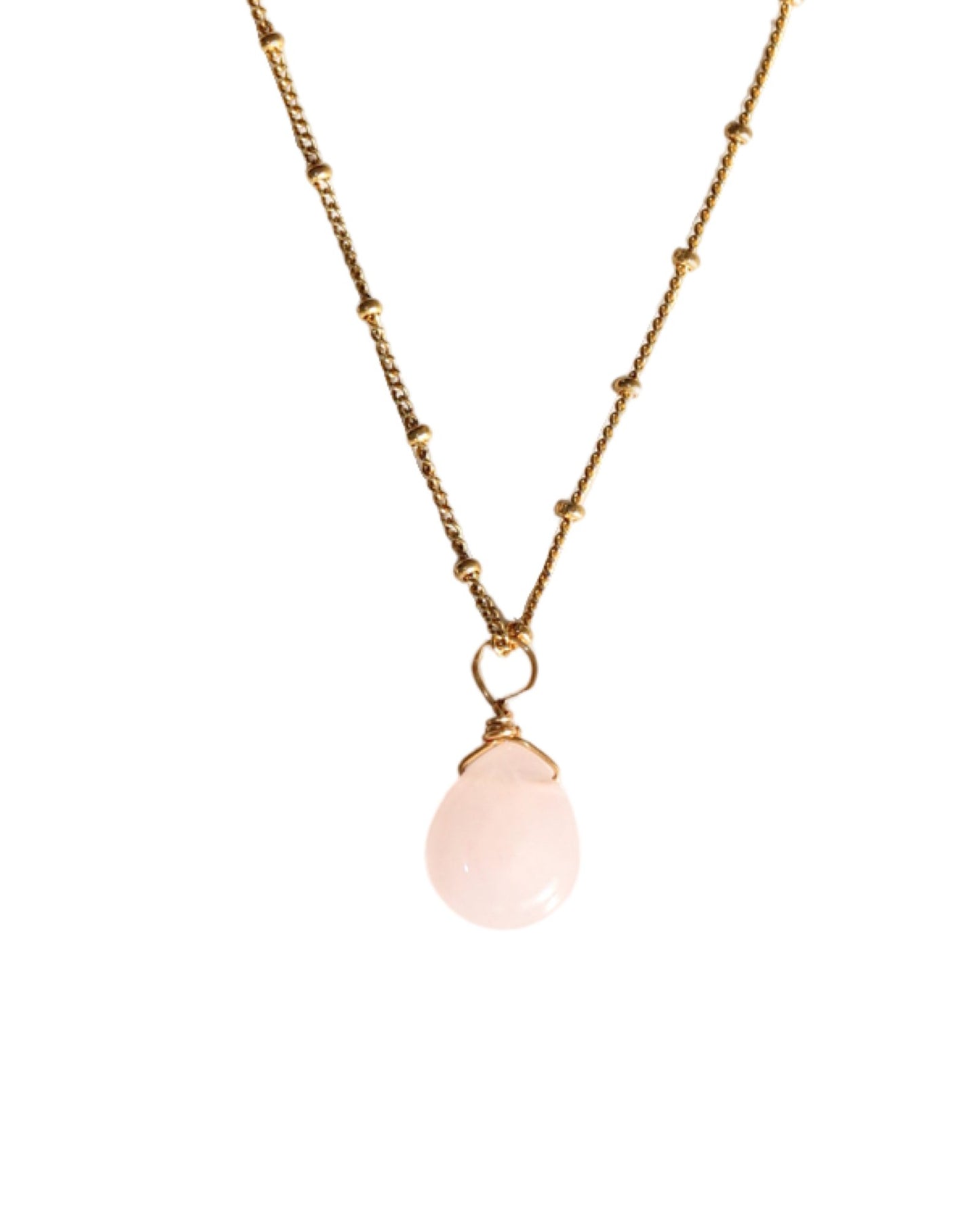 ROSE QUARTZ NECKLACE - DE.FINE Collection Jewelry