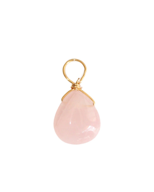 Rose Quartz Stone Pendant - DE.FINE Collection Jewelry
