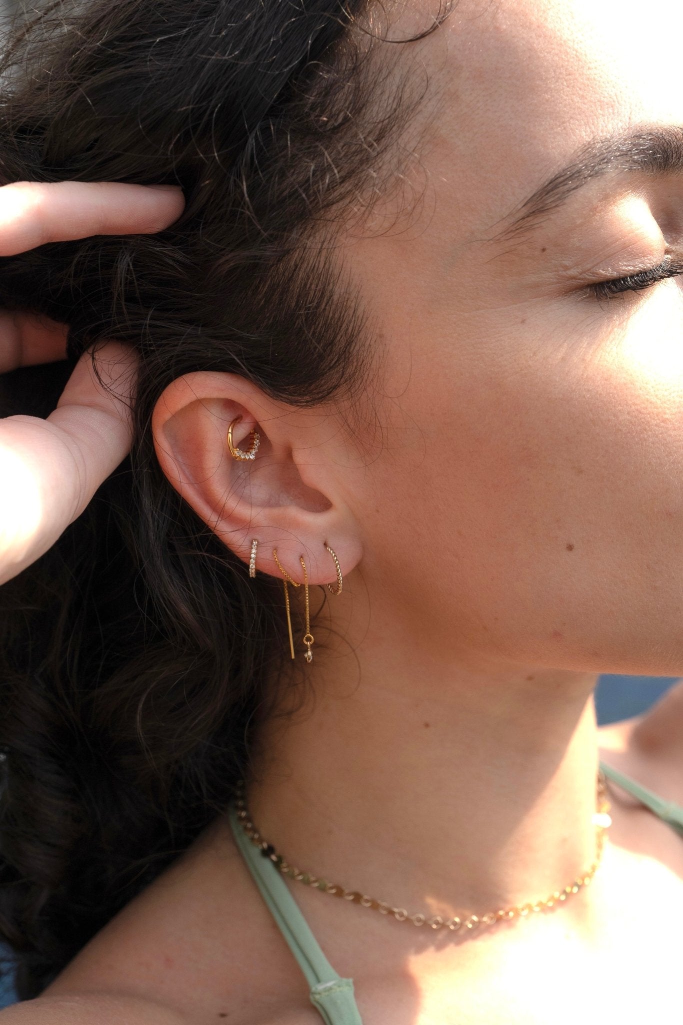 TWIST 12MM HOOP - DE.FINE Collection Jewelry