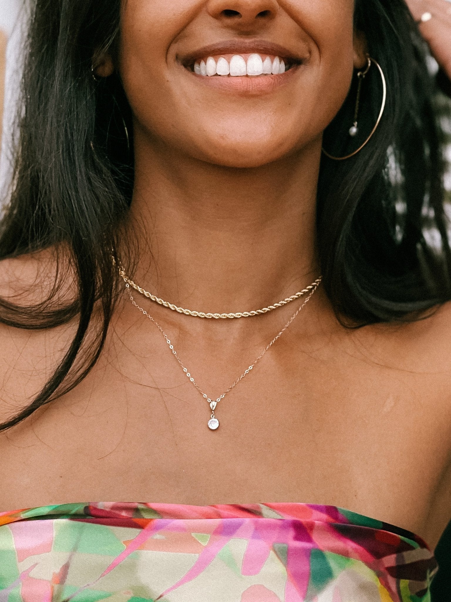 TWIST CHAIN - 3MM GOLD - DE.FINE Collection Jewelry