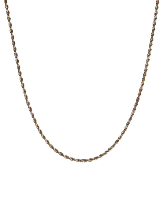 TWIST CHAIN - 3MM TWO TONE - DE.FINE Collection Jewelry