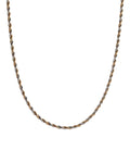 TWIST CHAIN - 4MM TWO TONE