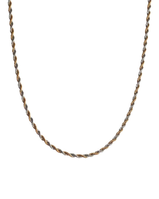 TWIST CHAIN - 4MM TWO TONE - DE.FINE Collection Jewelry