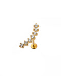 ZIRCONIA CURVED BARBELL