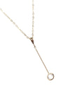 ZIRCONIA DROP NECKLACE