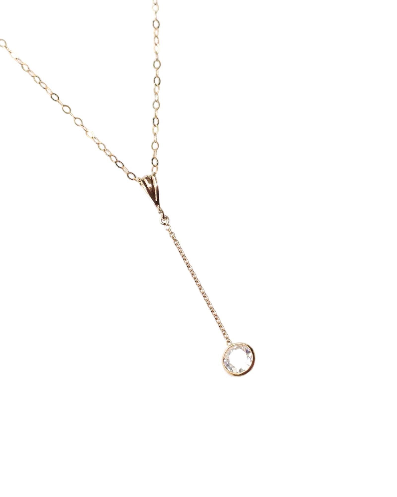 ZIRCONIA DROP NECKLACE - DE.FINE Collection Jewelry