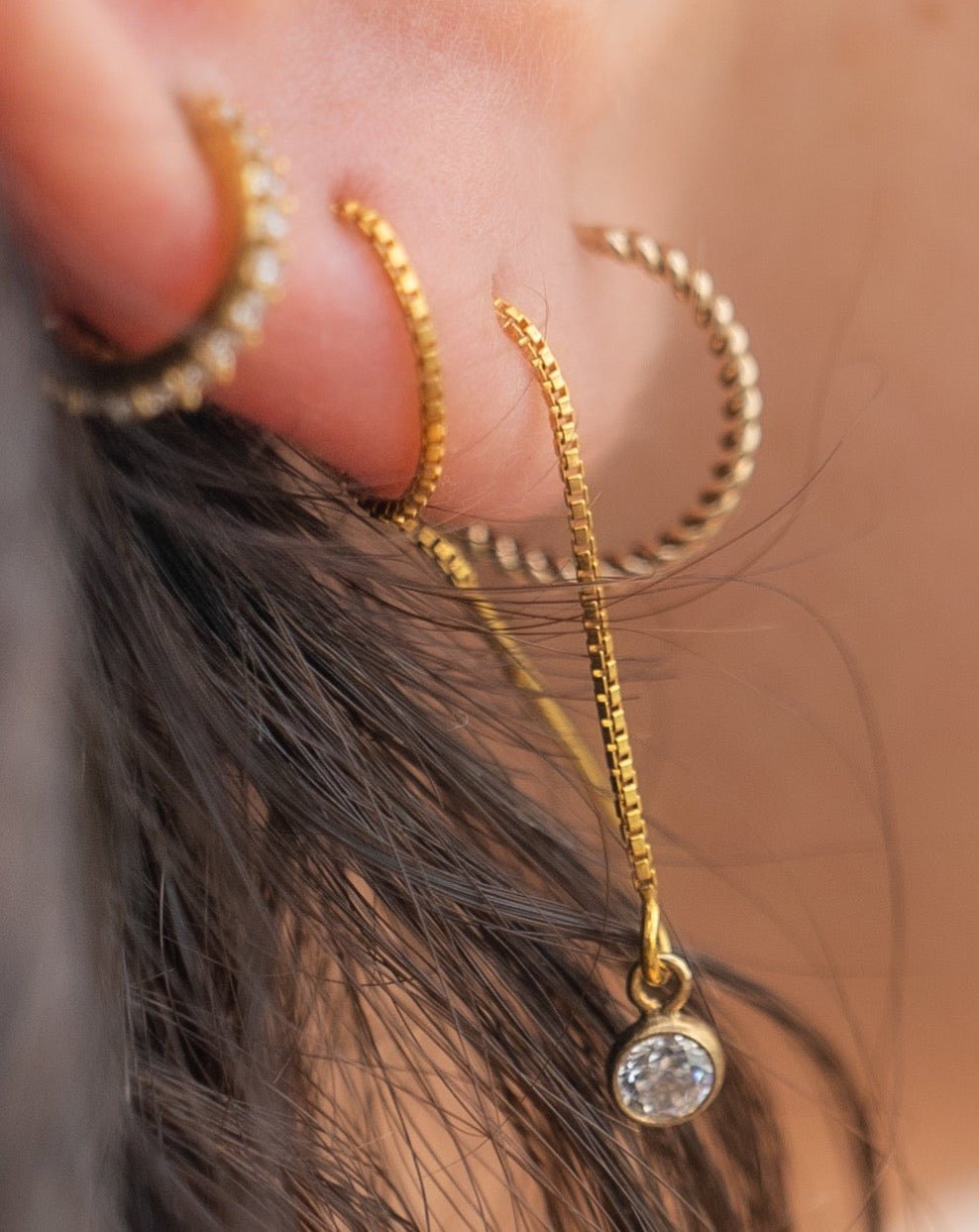 ZIRCONIA THREADER - DE.FINE Collection Jewelry